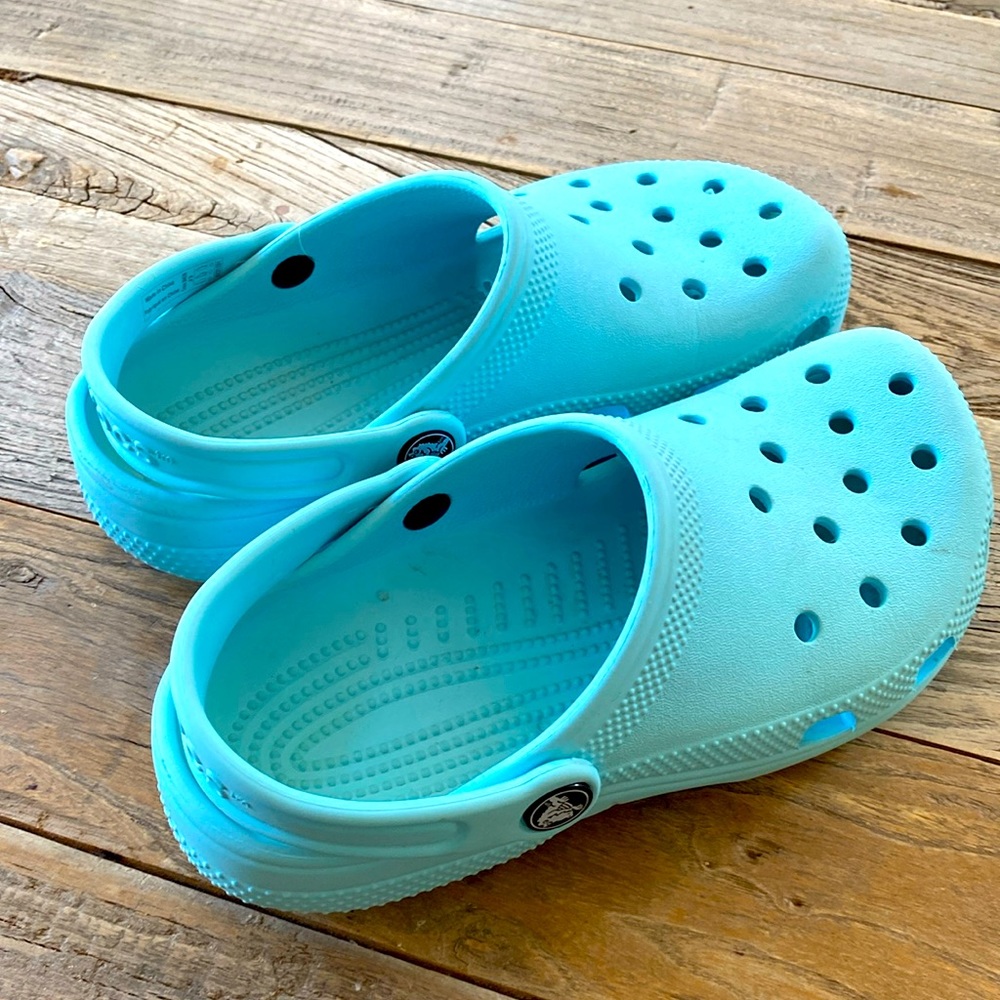 Crocs Junior 3 Aqua Blue Turquoise